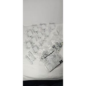 Rubbermaid Closet Shelving Mounting Brackets & Anchors Hardware Lot End Caps